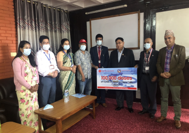 नेपाल रेडक्रसद्वारा एक लाख मात्रा भेरोसिल खोप प्रदान